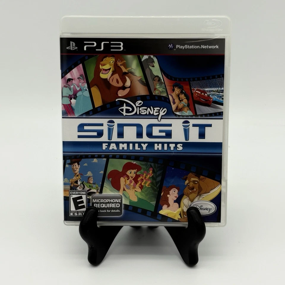 Disney Sing it Family Hits (Sony PlayStation 3, 2010) Usado Muy Bueno SIN MICRÓFONO Foto 1 de 4
