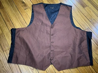 Chaleco Nicole Miller New York marrón para hombre 4XF Foto 1 de 4