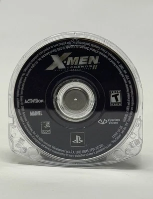 X-Men Legends II 2 Rise of Apocalypse PSP PlayStation Portátil UMD Juego Solo Foto 1 de 3