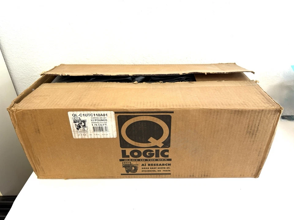Q-Logic QL-C1UTC110A01 Single 10inch Subwoofer Enclosure NEW - Image 1 of 4