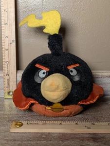 Peluche Angry Birds Space Fire Bomb Bird | 8" 2012 CWT Eggsteroid versione Walmart - Foto 1 di 3