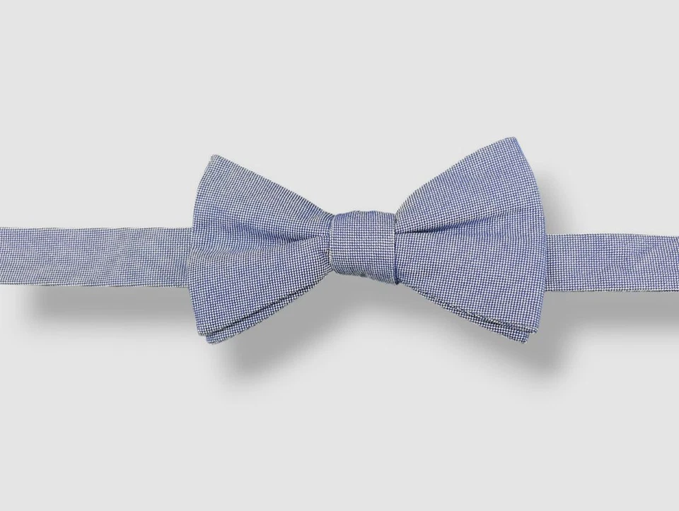 Мужской предварительно завязанный регулируемый галстук-бабочка Tommy Hilfiger Blue Chambray - Изображение 1 из 1