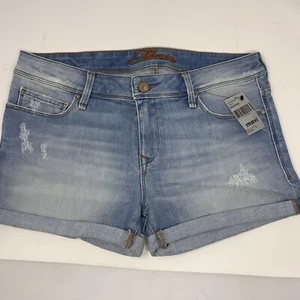Neu mit Etikett Mavi Pixie Damenshorts 27 Roll-Tab abgenutzt aquamarin Vintage-Waschung J7 - Bild 1 von 9