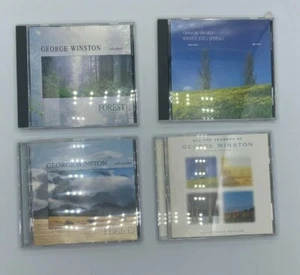 4 George Winston CD's Forest, Plains, Winter into Spring, Free Shipping - Picture 1 of 6