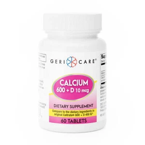 Geri-Care Joint Health Supplement, Calcium (600 mg) / Vitamin D (400 IU) - Picture 1 of 1