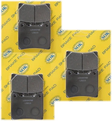 ПЕРЕДНИЕ И ЗАДНИЕ ТОРМОЗНЫЕ КОЛОДКИ подходят для YAMAHA FJ 600 1100 1200 1984-1987 FJ600 FJ1200  - Изображение 1 из 2