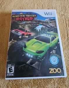 Monster Trucks Mayhem Nintendo Wii Video Game 2007 w/Manual - Picture 1 of 5