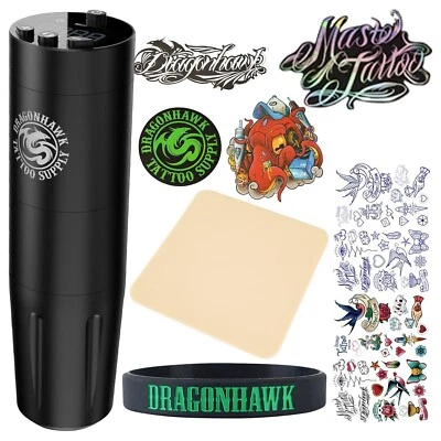 Dragonhawk X8 Wireless Tattoo Pen Machine Gun, 180-9000 Rpm Speed Control Pen - Image 1 of 3