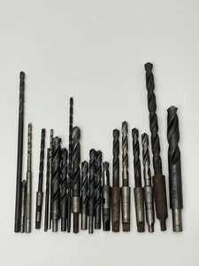 Punte trapano speciali alcune usate alcune mai usate molte HS metallo in buone condizioni lotto di 20 - Foto 1 di 7