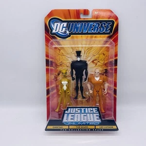 Shade, Cheetah, Lex Luthor Justice League Unlimited 3 pk DC Universe 4" NIP - Picture 1 of 17