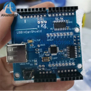 USB Host Shield Support Google Android ADK MEGA 2560 Arduino 5V Pin Soldered - Afbeelding 1 van 8