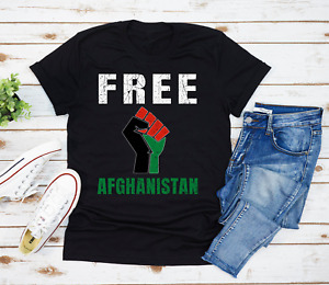 T-Shirt Free Afghanistan Save Kabul Fight for Freedom Afghanen stehen für