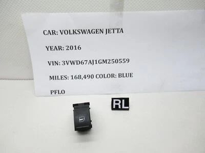2016-2018 Volkswagen Jetta Rear Left Window Switch 5K0959855 OEM - Image 1 of 4
