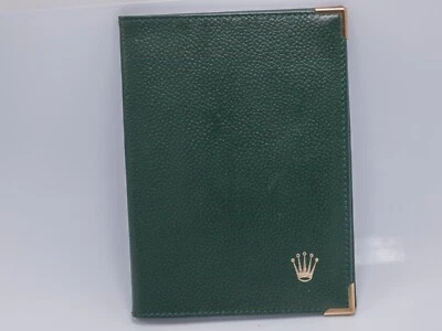 Cartera de cuero genuina de los años 70/80 - Rolex con soporte para pasaporte 0068.08.34 Foto 1 de 4