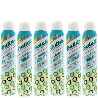 Batiste Hydrating Dry Shampoo INVISIBLE FORMULA 6.73oz  6pk - Image 1 of 2