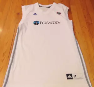 NEW VINTAGE ADIDAS WNBA NEW YORK LIBERTY BLANK JERSEY SIZE M - Picture 1 of 4