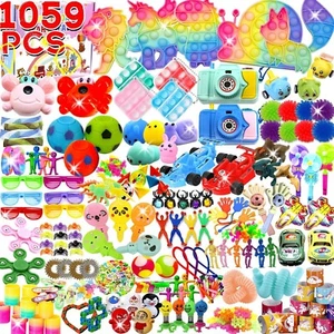 1000+ PCS Party Favors for Kids, Fidget Toys Pack, Birthday Gift,Christmas Stock - Picture 1 of 8