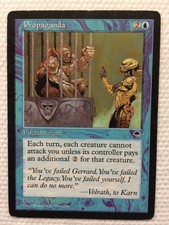 MTG 1x Propaganda Tempest Legacy Magic the Gathering Card x1 HP