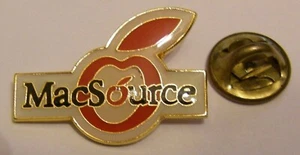 APPLE ordinateur MACSOURCE MAGAZINE vintage pin badge Mac MACINTOSH - Photo 1/2