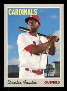 2019 Topps Heritage #76 Dexter Fowler NM-MT Cardinals ID:20031