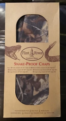 Flint River Snake-Proof Camo Chaps TIM-160 Husky/Short - Image 1 of 4