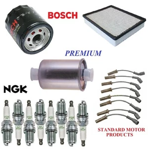 Tune Up Kit Filter Wire Spark Plugs For CHEVY TAHOE ROUND COIL;V8 4.8L 2004-2005 - Picture 1 of 1