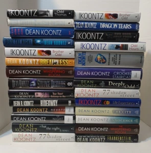 Lot of 5 Dean Koontz HARDCOVER Set Odd Thomas Moonlight Frankenstein RANDOM MIX - Picture 1 of 9