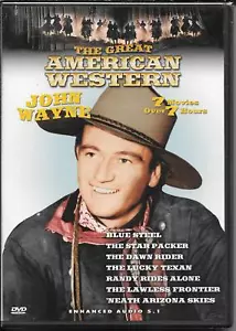 The Great American Western - John Wayne 7-Film Collection (DVD, 2003, Seven... - Foto 1 di 1