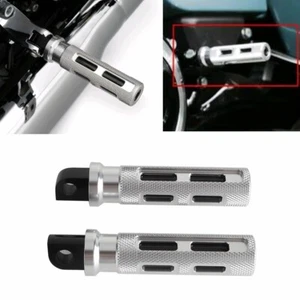 Pillion Passenger Side Bumper Step Foot Step Silver For Harley Street Glide FLHX - Foto 1 di 7