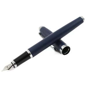 Parker I.M. Pluma estilográfica azul CT acero punta en M - Imagen 1 de 7
