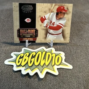 2004 Certified Cuts - TONY PEREZ - Hall of Fame Souvenirs - REDS #d 77/77 - Picture 1 of 3
