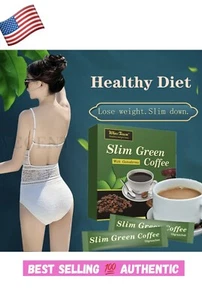 Slim Green Coffe with Ganoderma Healthy Weight Loss Detox Cleanser Control Slim - Picture 1 of 3