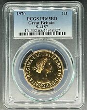 1970 Proof Great Britain Penny 1D PCGS PR-65 RD, Buy 3 Items, Get $5 Off!!