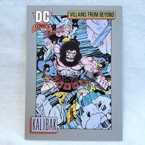 Tarjeta de cómics de DC Kalibak Villains From Beyond #133 1992 - Imagen 1 de 2