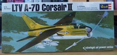 Revell 1:72 USAF LTV A-7D Corsair II Vintage Model Airplane Kit H-133-130 Sealed - Image 1 of 4