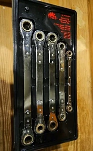 MAC Tools RBWLM5PT Extra Long Ratcheting Box End 5 Piece Wrench Set 12 Pt - Picture 1 of 5
