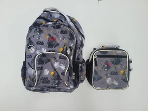 Pottery Barn Kids Star Wars Disney Darth Vader Large Backpack and Lunch Box Kit  - Picture 1 of 15