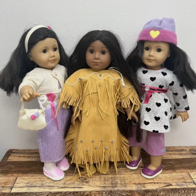American Girl Doll - 3 Dolls Lot - Image 1 of 4