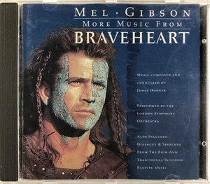Braveheart, More Music From... [CD 1997 London] Music by James Horner Mel Gibson - Picture 1 of 4