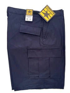 PROPPER Navy Blue Men Casual Short Zip Fly SZ XLA - 100% Cotton - Picture 1 of 4
