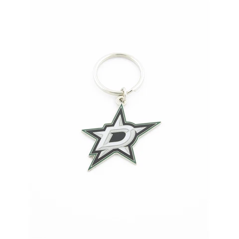 Dallas Stars - NHL Hockey Licensed Metal Diecut LARGE Logo Keychain Cover