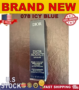 Dior Addict LIP GLOW Hydrating lip Balm 0.11oz - 078 ICY BLUE | AUTHENTIC - Picture 1 of 1