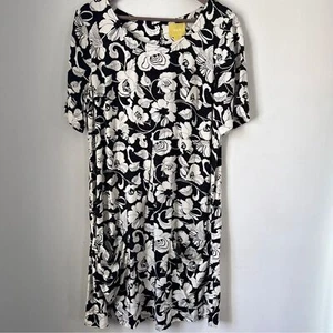 Prendisole midi Maeve bianco e nero - Foto 1 di 7
