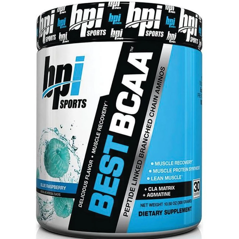 BPI Sports Best BCAA Powder Blue Raspberry 1058 Ounce