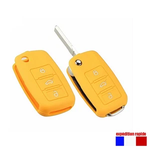 housse étui silicone protection clé Télécommande compatible  Volkswagen golf... - Imagen 1 de 1