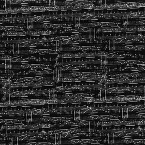 Stof - Black And White Notes - Music Note Sheet - Black, Fabric by the Yard - Picture 1 of 4