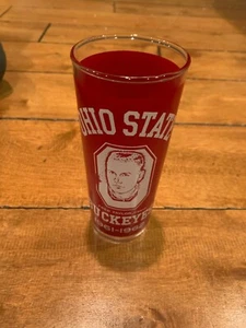 Vintage Ohio State Fred Taylor Coach Buckeyes 1961-62 Drinking Glass - Picture 1 of 4