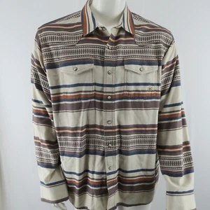Ariat Pearl Snap Button Up Western Shirt Mens XL Retro Fit Southwestern Print - Picture 1 of 8
