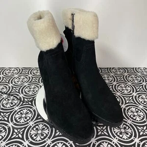 Blondo Women's Tia Booties Women's Shoes black/cream 9.5 - Picture 1 of 12