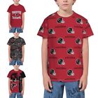 Atlanta Falcons Youth Short Sleeve T-Shirt Sport Tops Loose Youth T-Shirt